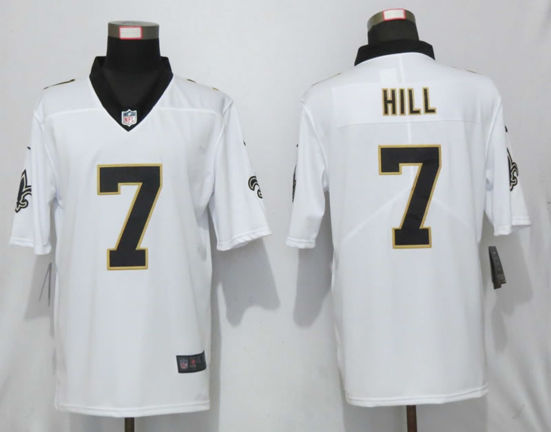 Nike New Orleans Saints 7 Hill White Vapor Untouchable Limited Jersey,We sell and wholesale Nike New Orleans Saints 7 Hill White Vapor Untouchable Limited Jersey on line form chian!